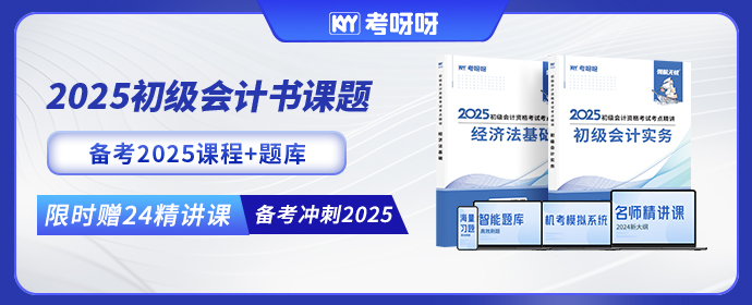 2025初级会计书课题